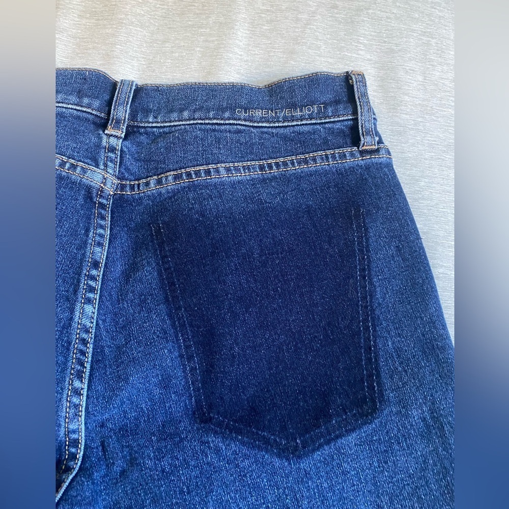 Current/Elliott Skinny Patchwork Pocket Jeans Siz… - image 6